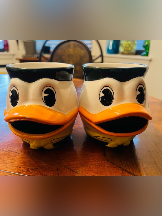 Oregon Ducks Other - Oregon Ducks Ceramic Mug - White green  & Orange